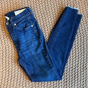 Rag & Bone Dark Skinny Jeans size 0/25